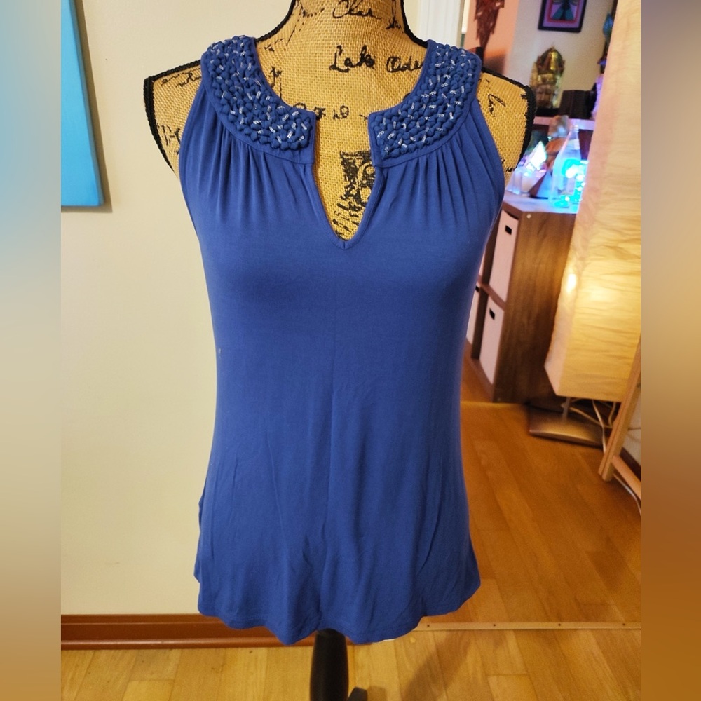 Beautiful Blue Summer top sz S by Anne Taylor